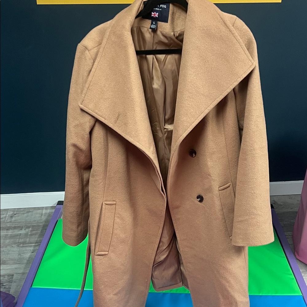London Fog Classic Camel Trench Coat
